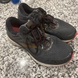 Brooks Glycerin 17 GTS Men's Running Shoes 13 Black Gold gray Red Accents
